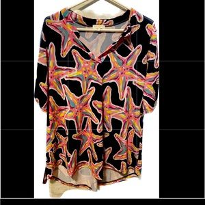 Simply Southern starfish tunic top. Like new condition!